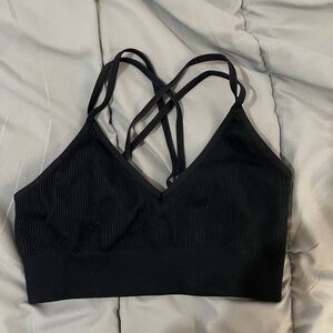 Black Strappy Bralette